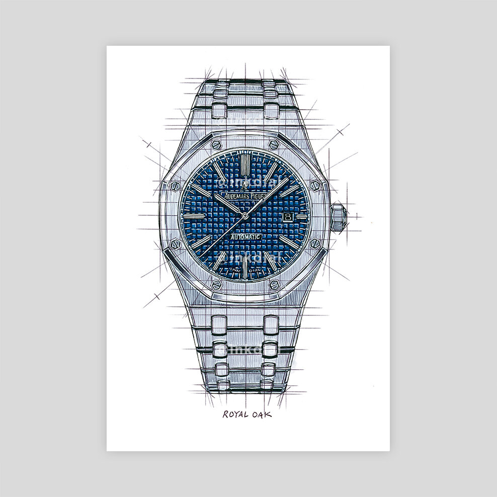 Audemars Piguet Royal Oak 15450 - Art Print — INKDIAL